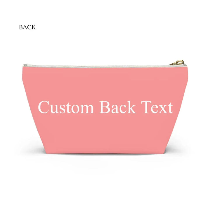 Structured Accessory Pouch w T-bottom Back