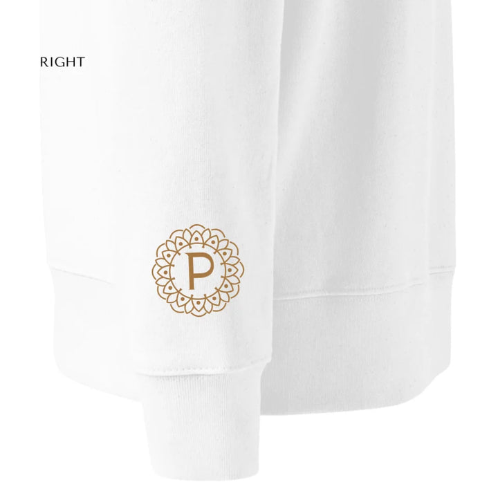 Benutzerdefinierte bestickte Mandala Monogramm Sweatshirt und Hoodie