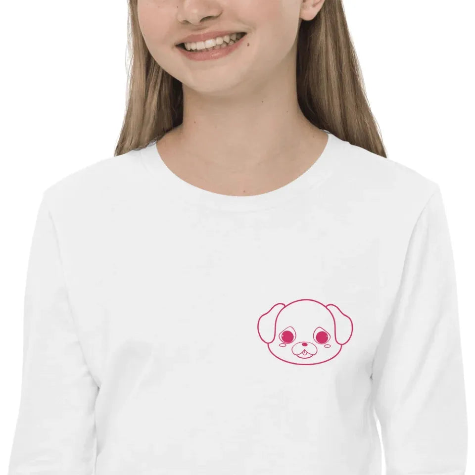 Custom Embroidered Animal Line Art T-Shirt