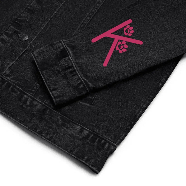 Jacke mit bestickter Initiale „Love Cat“