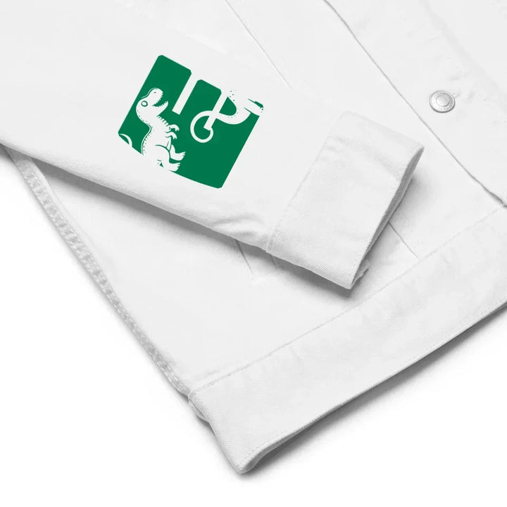 Chaqueta personalizada con inicial de dinosaurio bordada