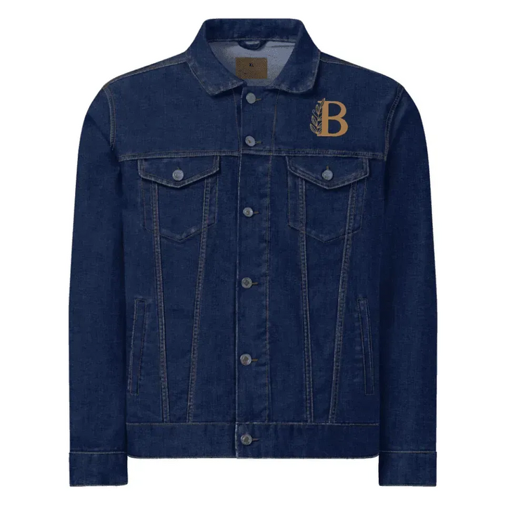 Custom Embroidered Autumn Leaf Initial Jacket - ART-JKT269 - ARTFULANE
