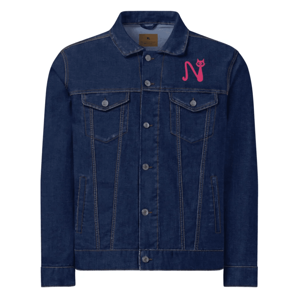 Custom Embroidered Cat Initial Jacket