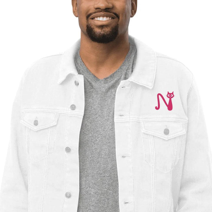 Custom Embroidered Cat Initial Jacket
