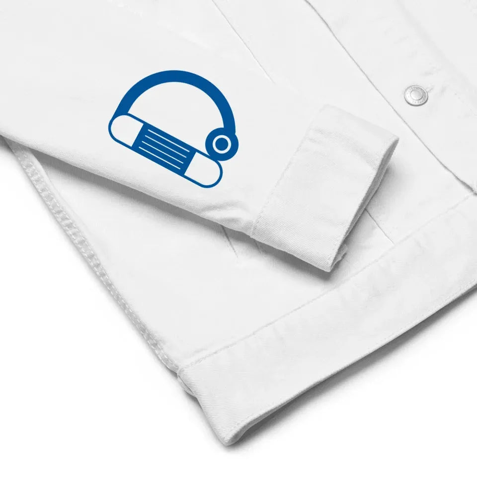 Individuell bestickte Jacke mit medizinischen Initialen