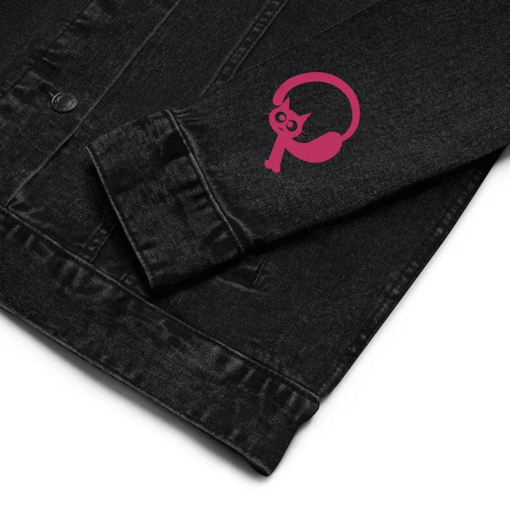 Custom Embroidered Cat Initial Jacket