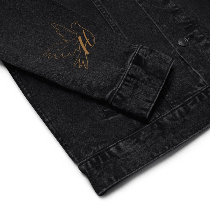 Chaqueta personalizada con inicial de paloma bordada