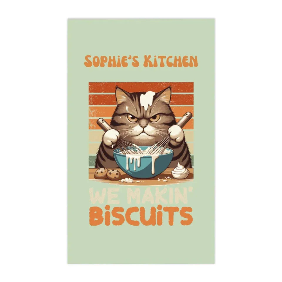 Custom Retro Graphic Kitchen Linens – ART-KLN473