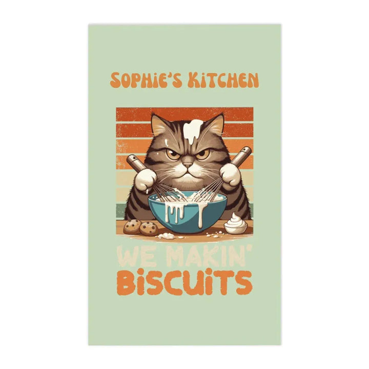 Custom Retro Graphic Kitchen Linens – ART-KLN473