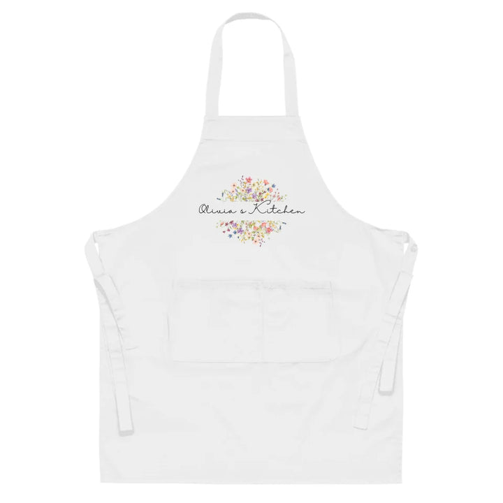 Mantelería de cocina con monograma floral personalizado - ART-KLN475