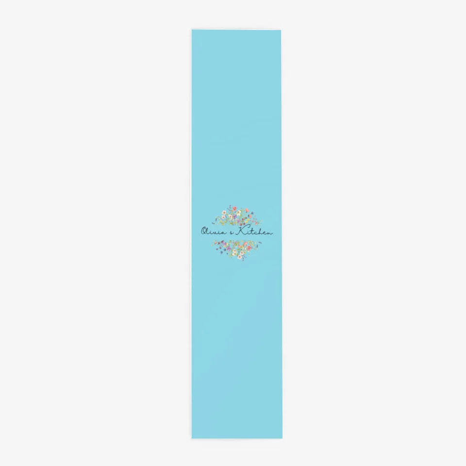 Mantelería de cocina con monograma floral personalizado - ART-KLN475