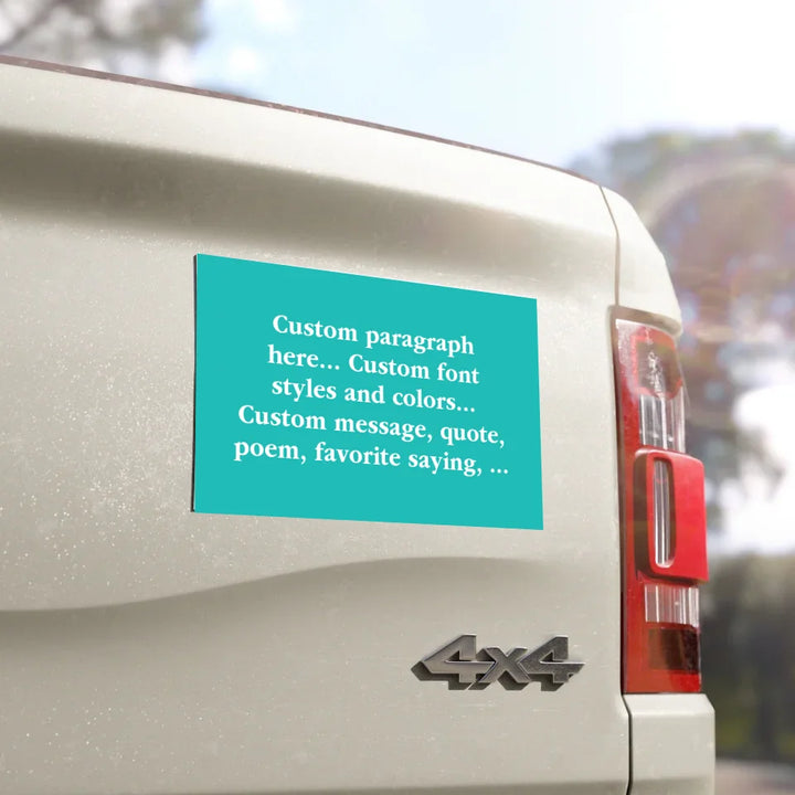 CAR MAGNET Closeup 1