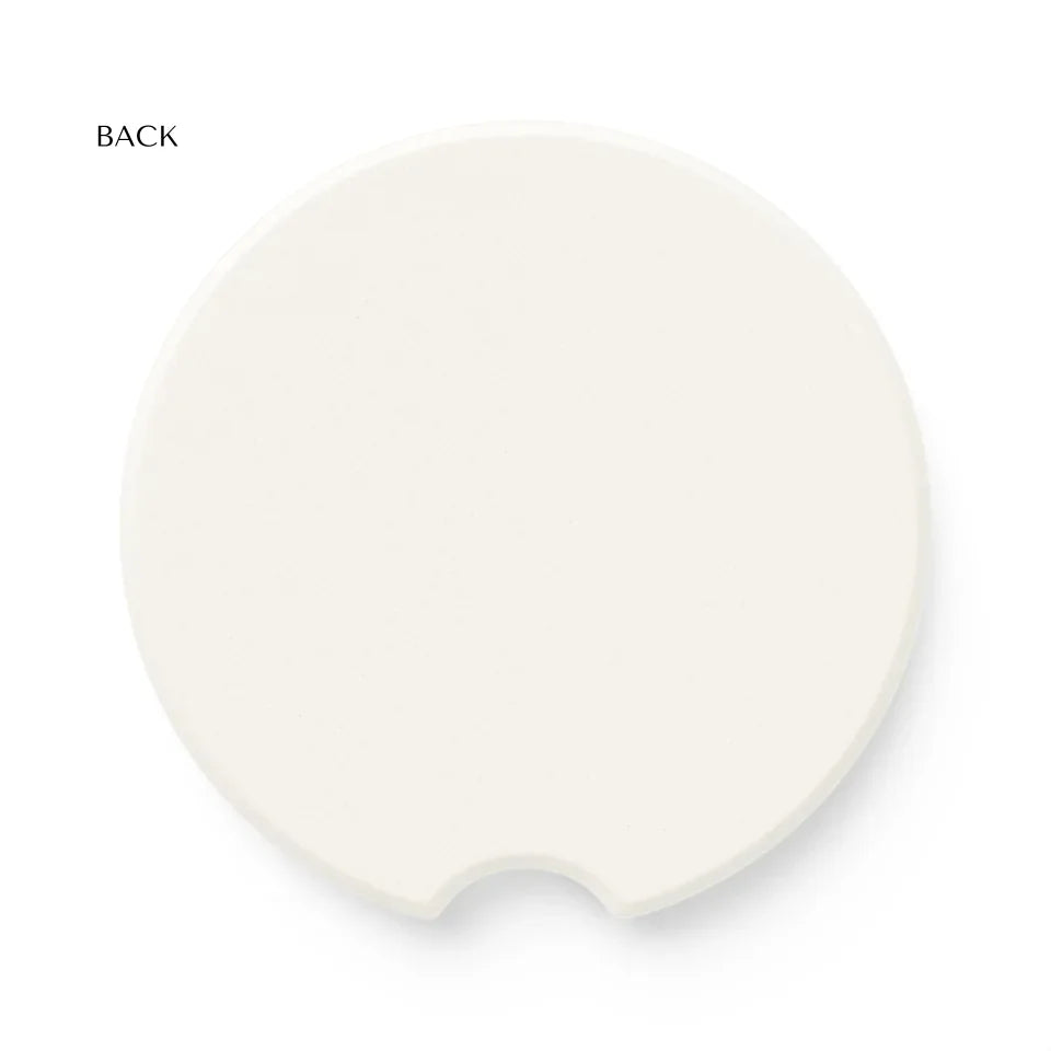 SOAPSTONE CAR COASTER Back