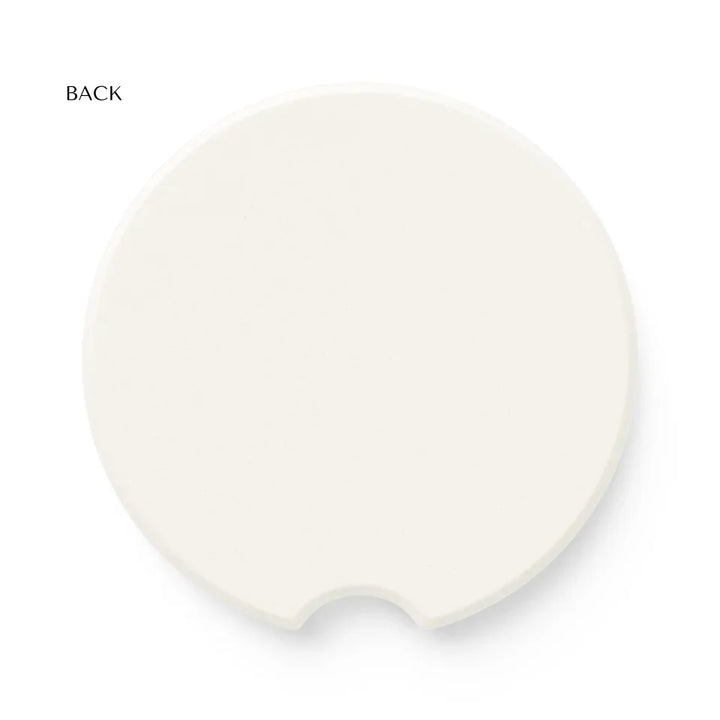 SOAPSTONE CAR COASTER Back