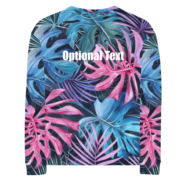 Custom Tropical Leaves Sweatshirt & Hoodie - ART-SWH326