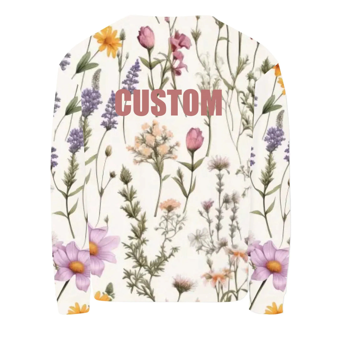 Custom Wildflowers Sweatshirt & Hoodie - ART-SWH327