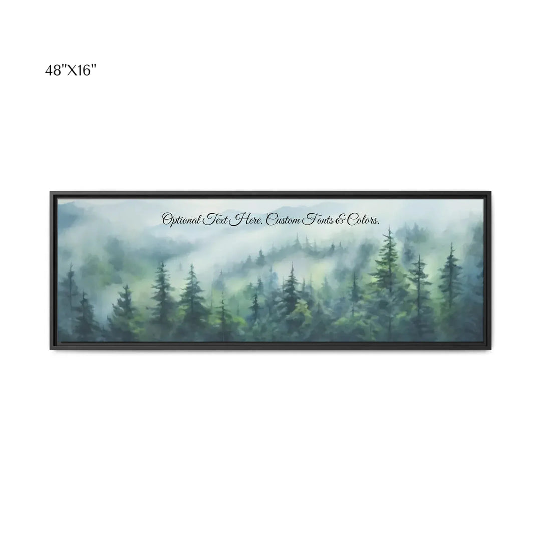48x16 framed canvas