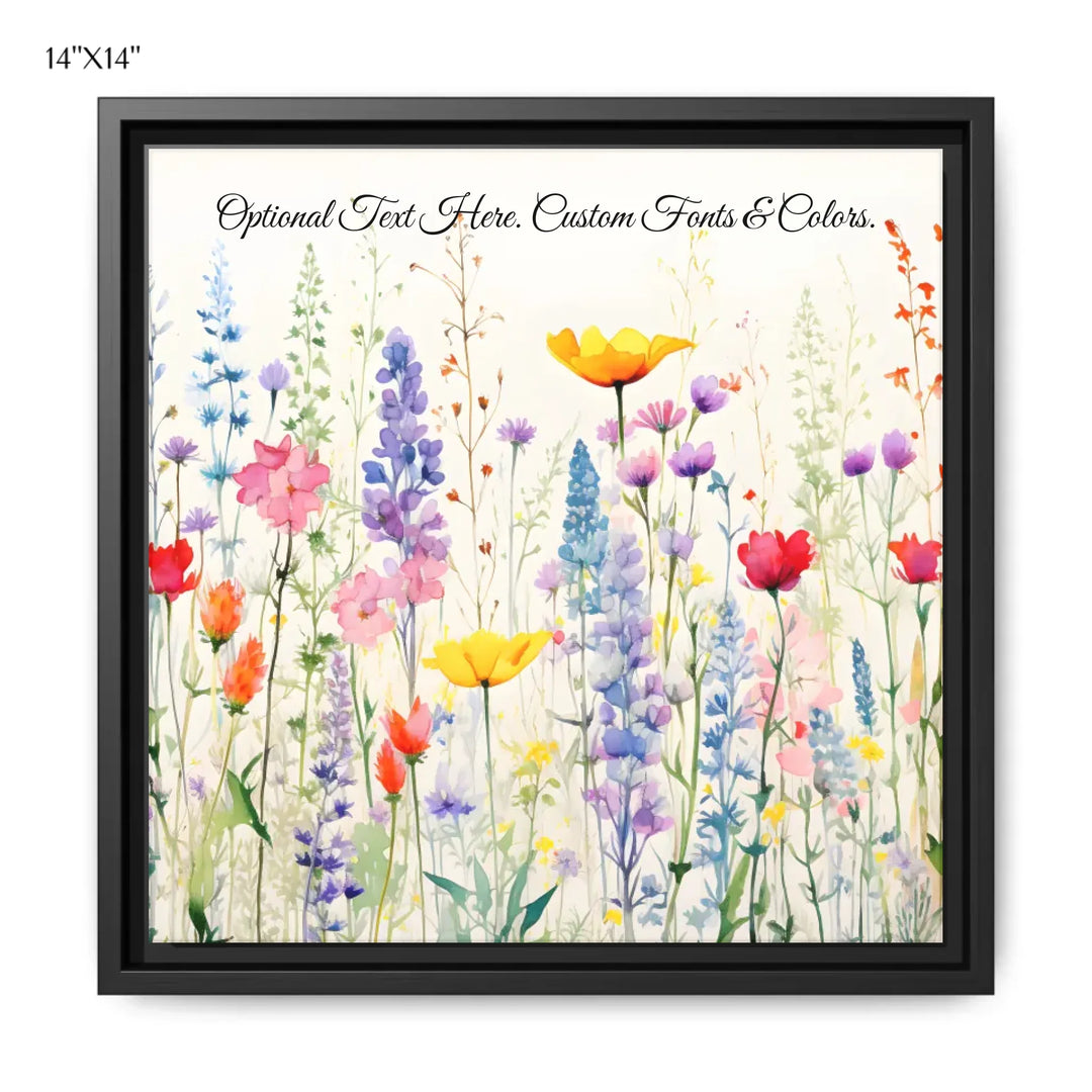 14x14 framed canvas
