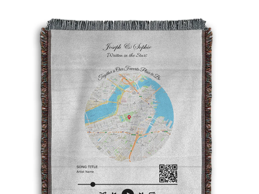 woven throw canva