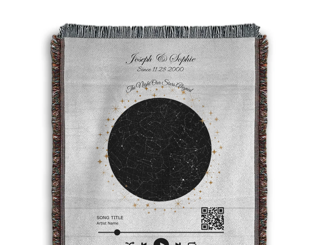 woven throw canva