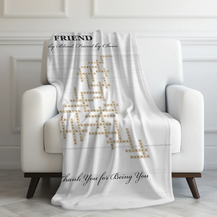 Velveteen Blanket On Couch