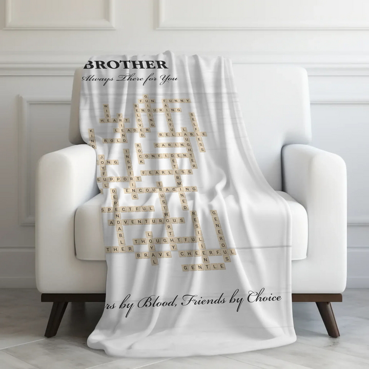 Velveteen Blanket On Couch