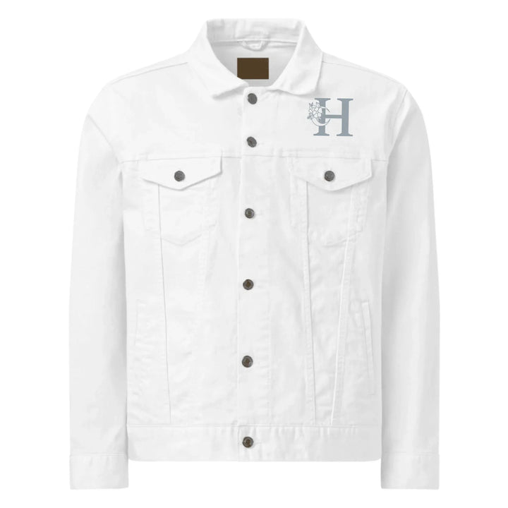 Custom Embroidered Moon Initial Jacket - ART-JKT280