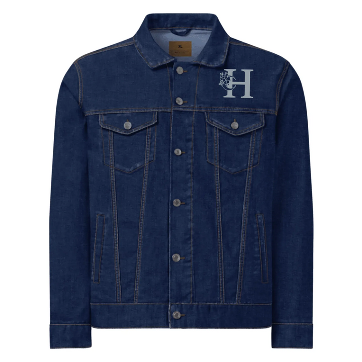 Custom Embroidered Moon Initial Jacket - ART-JKT280