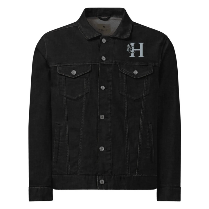 Custom Embroidered Moon Initial Jacket - ART-JKT280