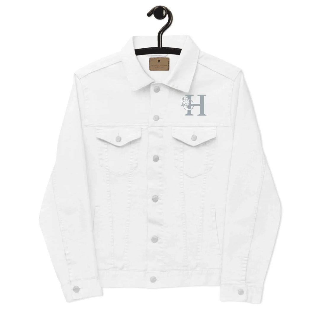 Custom Embroidered Moon Initial Jacket - ART-JKT280
