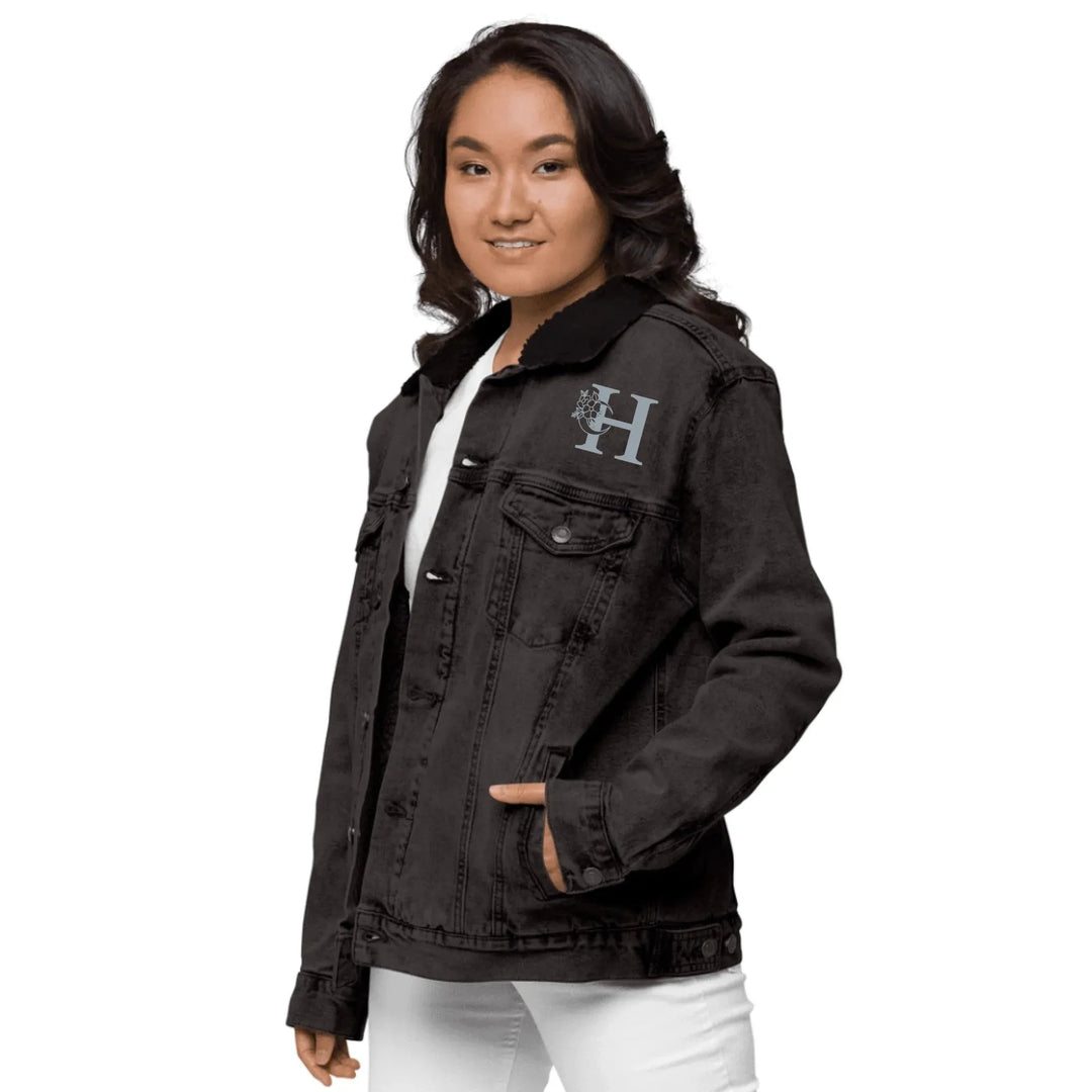 Custom Embroidered Moon Initial Jacket - ART-JKT280