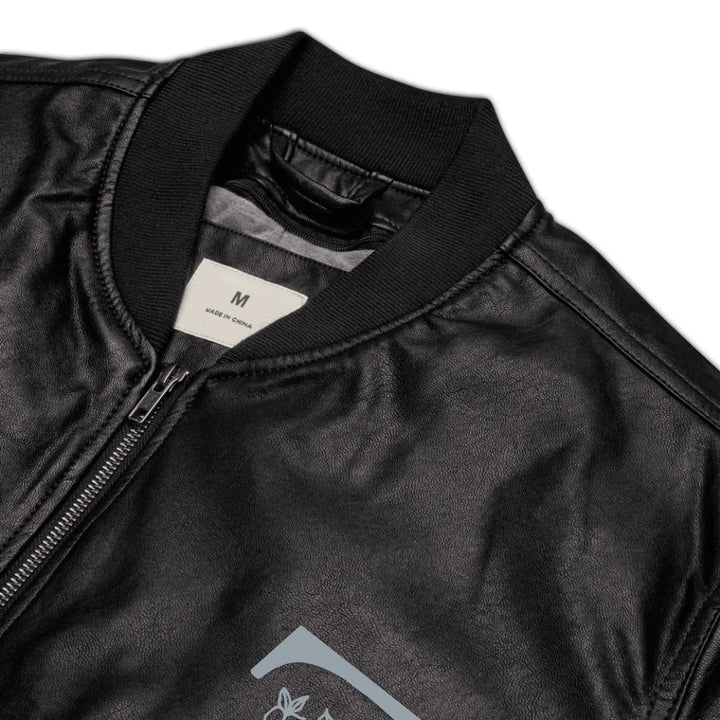 Custom Embroidered Moon Initial Jacket - ART-JKT280