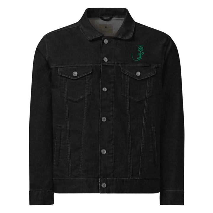 Chaqueta de jardín con margaritas bordadas personalizadas
