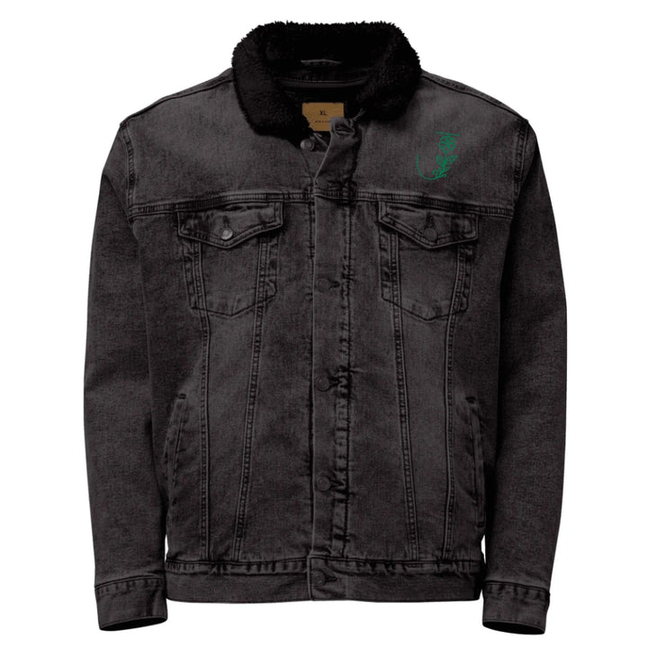 Chaqueta de jardín con margaritas bordadas personalizadas