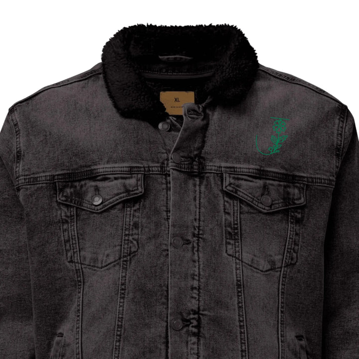 Chaqueta de jardín con margaritas bordadas personalizadas