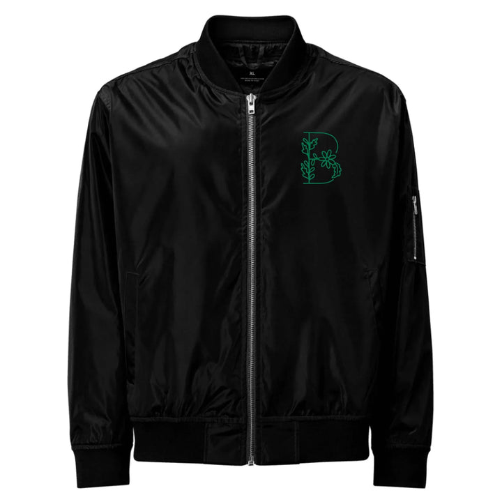 Chaqueta de jardín con margaritas bordadas personalizadas