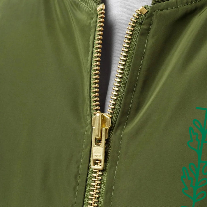 Chaqueta de jardín con margaritas bordadas personalizadas