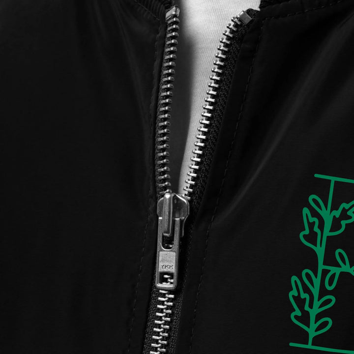 Chaqueta de jardín con margaritas bordadas personalizadas