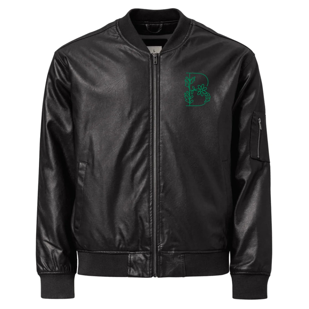 Chaqueta de jardín con margaritas bordadas personalizadas