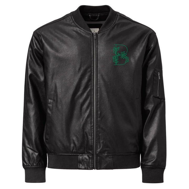 Chaqueta de jardín con margaritas bordadas personalizadas