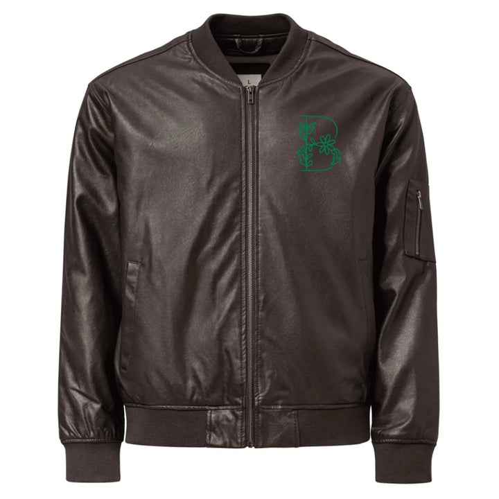Chaqueta de jardín con margaritas bordadas personalizadas