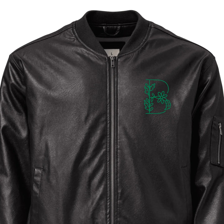 Chaqueta de jardín con margaritas bordadas personalizadas