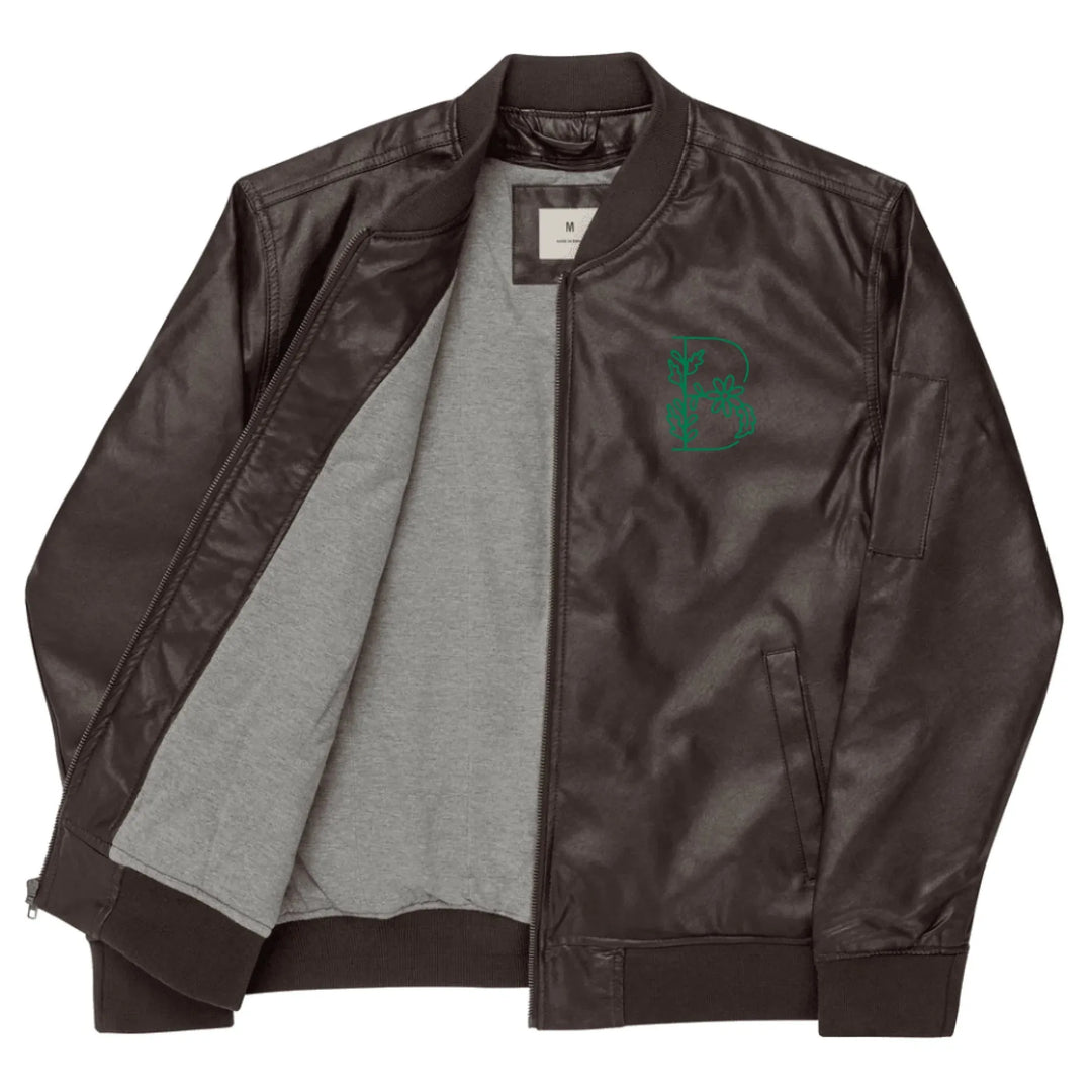 Chaqueta de jardín con margaritas bordadas personalizadas