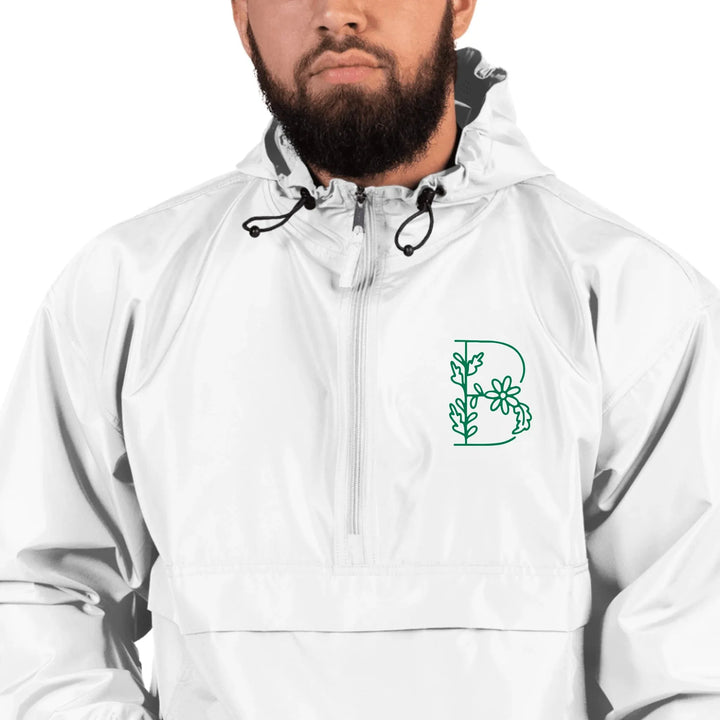 Chaqueta de jardín con margaritas bordadas personalizadas