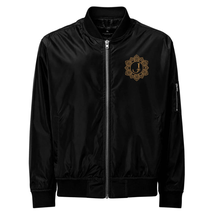 Benutzerdefinierte bestickte elegante Mandala Initial Jacke