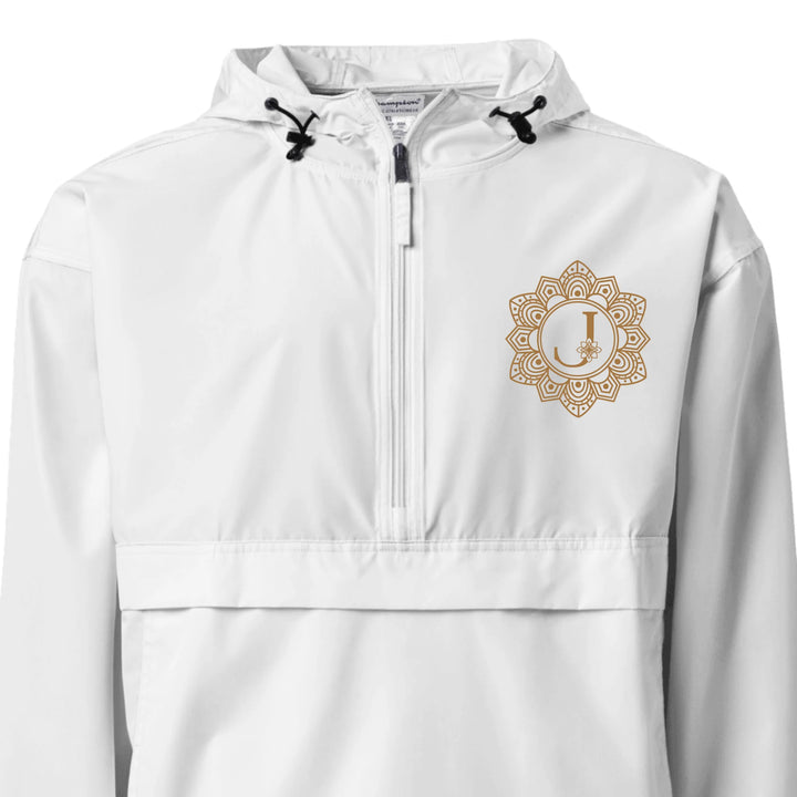 Benutzerdefinierte bestickte elegante Mandala Initial Jacke