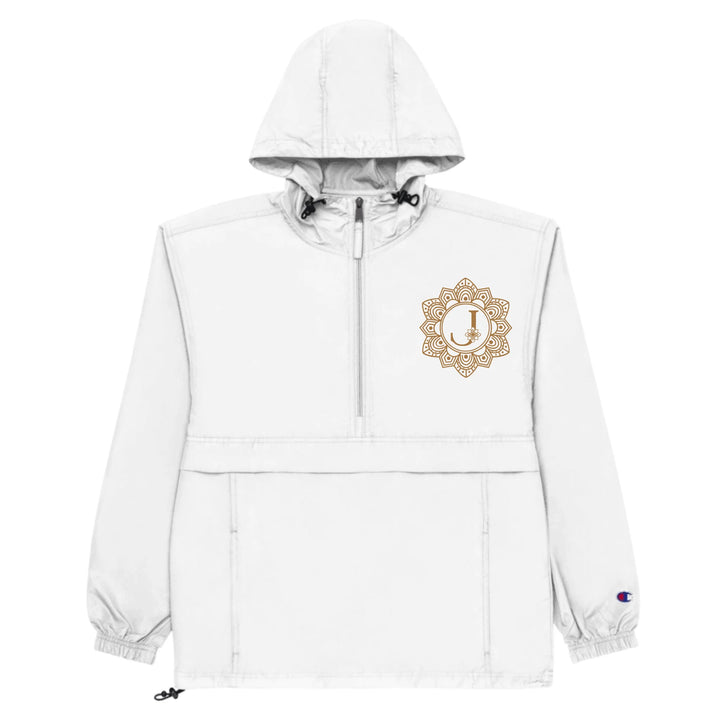Benutzerdefinierte bestickte elegante Mandala Initial Jacke