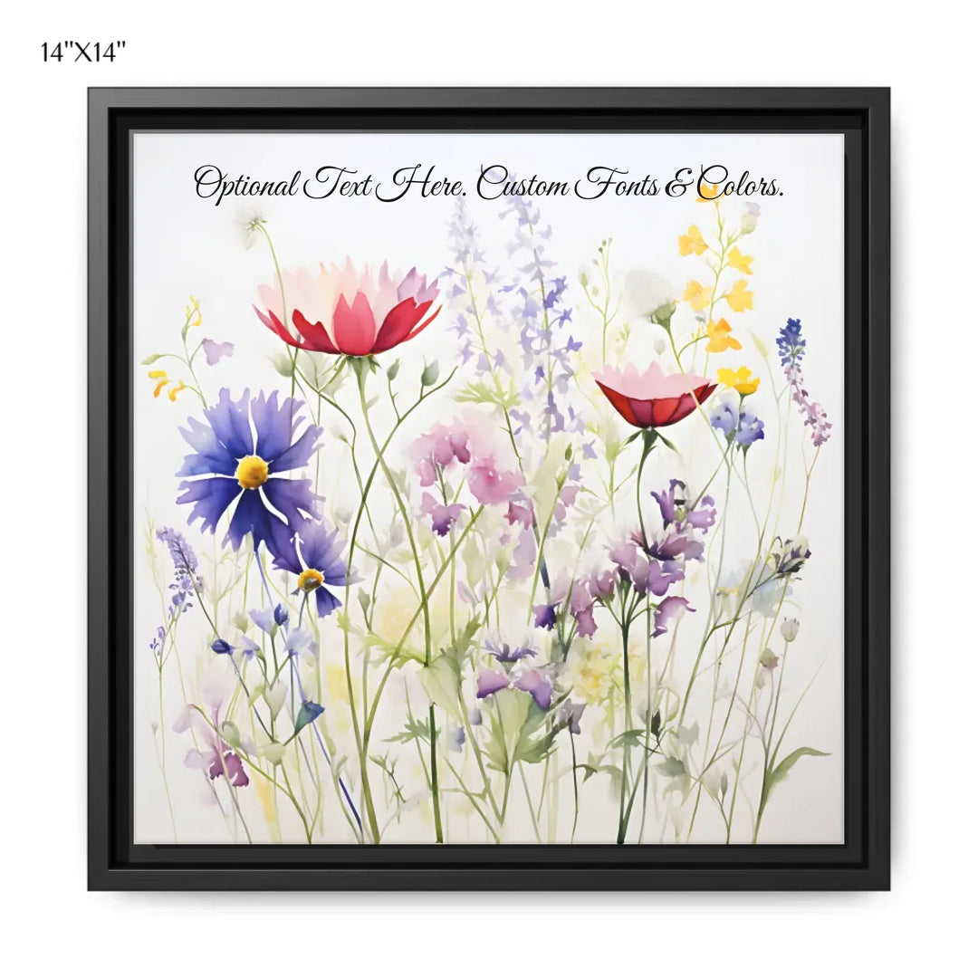 14x14 framed canvas