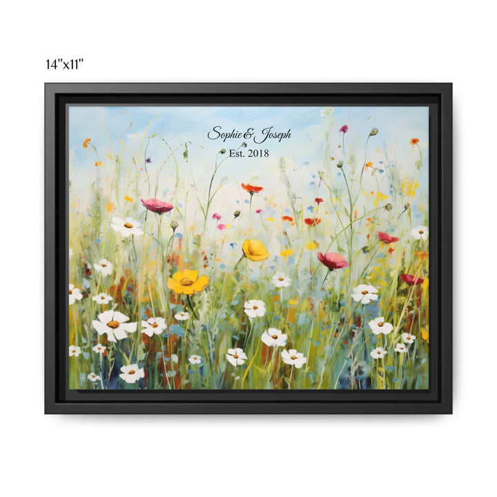 14x11 framed canvas