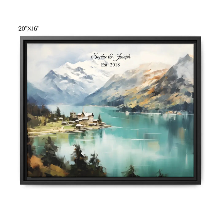 20x16 framed canvas